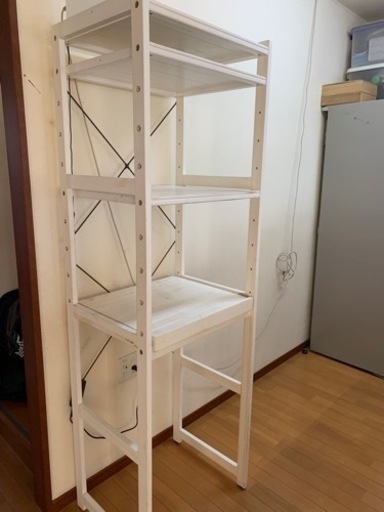ナチュラル白木のラック
