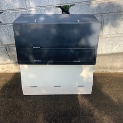 【再度募集】FRP BOX 物入れ　工具箱　2個