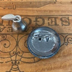 りんごちゃん バッジ リンゴ 刺繍の画像