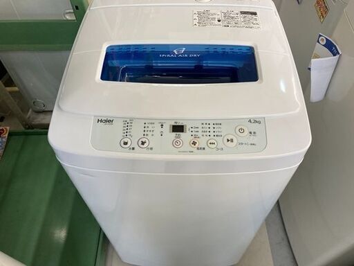 中古 アクア 洗濯機 4.5kg 2018年製