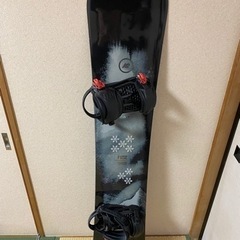 スノーボード　ビィンディング付き