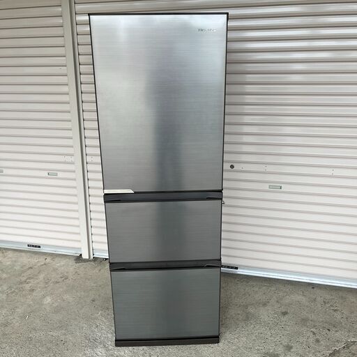 美品 高年式 2020年製 Hisense ハイセンス ノンフロン冷凍冷蔵庫 360L HR-D3601S 3ドア 冷蔵庫