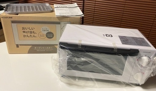 ✨KOIZUMI オーブントースター  白 2017年製　未使用保管品