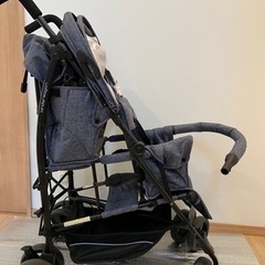 【2人乗りベビーカー】ベビーザらス限定 DUO シティHOPブルーデニムの画像