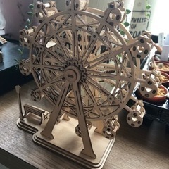 3Dウッドパズル 観覧車の画像