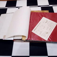 コクヨ kokuyo アルバム　シルバー台紙　Lサイズ　伝統染織　友禅染　未使用の画像