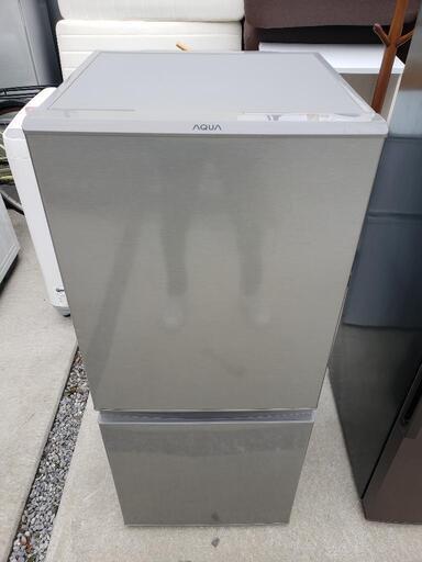 2020年製 AQUA アクア ノンフロン冷凍冷蔵庫 AQR-13J(S) 126L 2ドア冷蔵庫 シルバー\n\n