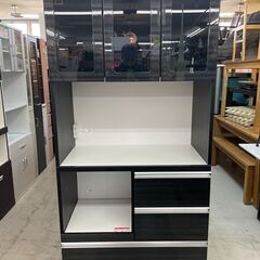 美品 レンジボード 黒 ブラック