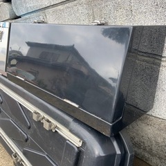 【お取引き確定済】FRP BOX 物入れ　工具箱　ブラック　1個
