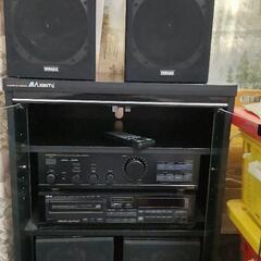 YAMAHA　CDプレイヤーCDX−7000とスピーカー4個、O...