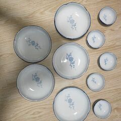 有田焼　刺し身ばち5個　ちょく5個　未使用品？　源山作