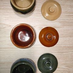 小壺3個　食器の画像