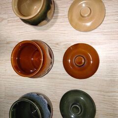 小壺3個　食器の画像