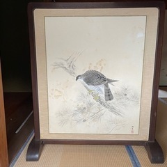 壺　鏡　化粧台　衝立　レトロ　の画像