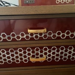 壺　鏡　化粧台　衝立　レトロ　の画像