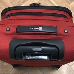 WENGER キャリーバッグ　レッドの画像