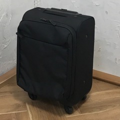 無印良品　キャリーバッグ　ブラック
