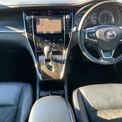 自社ローン　保証人不要　最大84回　頭金不要 トヨタ ハリアー2.5 ハイブリッド E-Four エレガンス 4WD　メーカーオプションナビ　フルセグ地デジTV （ホワイトパールクリスタルシャイン）の画像