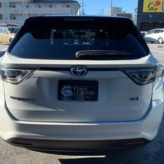 自社ローン　保証人不要　最大84回　頭金不要 トヨタ ハリアー2.5 ハイブリッド E-Four エレガンス 4WD　メーカーオプションナビ　フルセグ地デジTV （ホワイトパールクリスタルシャイン）の画像