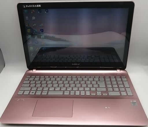 Vaioノートパソコン i5（中古）6GBメモリ、HDD500GB, タッチパネル, 15.5画面、Intel HD Graphics 4400、Windows11, Office2021, Photoshop2021, Illustrator2021,Corel2021等。