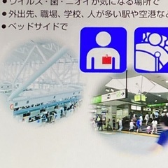 空間除菌　携帯用　３密対策の画像