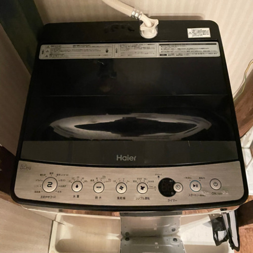 今週捨てる予定です！2019年製　Haier   5.5kg　全自動洗濯機
