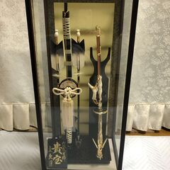 久月の破魔矢飾り、1度使用ほとんど新品です。