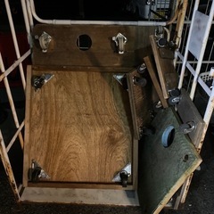 ^_^  手作り台車　小300円　中500円　大800円