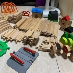 IKEA木製レールセットの画像