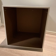 【ジャンク品】ホワイト 一段カラーボックス 発送不可