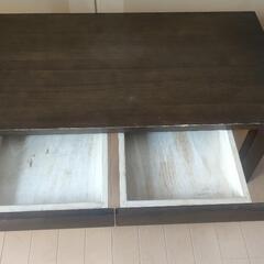 受け渡し2/23以降 無印良品 ローテーブル TVボード 中古の画像