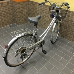 ２６インチオートライト６段変速自転車