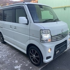 スズキエブリーOEM車！H26年スクラムワゴンPZターボ！タイヤ...