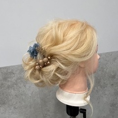 プロ用パーティーセット、ブライダルセット、成人式ヘアセットレッスン、ヘアアレンジレッスンの画像