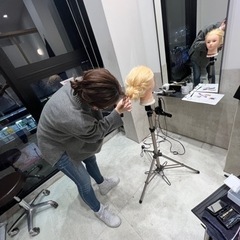 プロ用パーティーセット、ブライダルセット、成人式ヘアセットレッスン、ヘアアレンジレッスンの画像