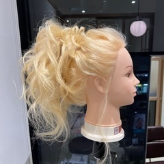 プロ用パーティーセット、ブライダルセット、成人式ヘアセットレッスン、ヘアアレンジレッスンの画像