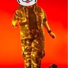 サイズ160cm 迷彩柄のステージ衣装の画像