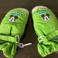 手袋　スキー　スノボ　雪遊び　ミッキーマウス