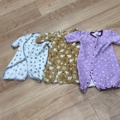 カバーオール　冬　もこもこ