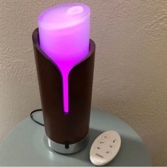 ★お値下しました　2個セット　ラドンナ　加湿器＆アロマディフューザー　スピーカー　（ブラウン＆ナチュラル）の画像