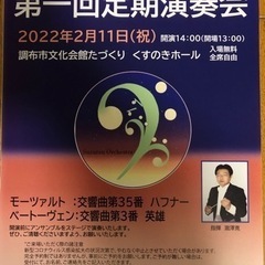 すずらん管弦楽　第1回定期演奏会