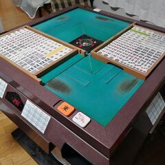 【全自動麻雀卓】 テンリーダー付き雀豪mk-3 立脚丸脚 【引取希望】