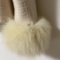 ダッフルコート　joias ジョイアス　ファー　ベージュの画像