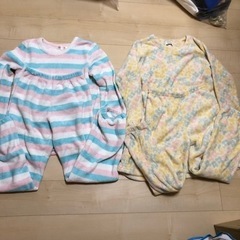 フリースパジャマ L 2セット レディースの画像