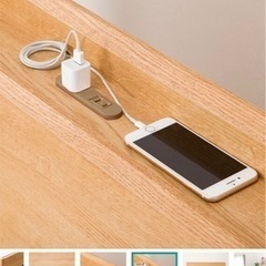 値下げしました！『ニトリ』ダブルベッドフレーム（ダブルマット付き）の画像