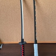 鬼滅の刃　日輪刀4本セット（40㎝）鞘無しの画像