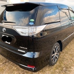 ⭐️激安‼️黒エスティマ後期 アエラス7人乗り 車検ロング ⭐️の画像