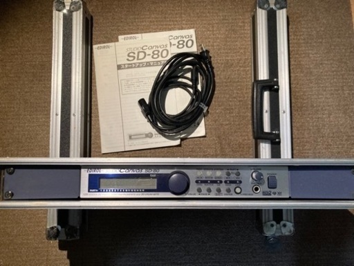 【Roland】EDIROL SD-80 STUDIO Canvas◇マニュアル付属、1Uラックケースのおまけ付き