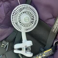 【値下げ】A型ベビーカー　扇風機つけますの画像
