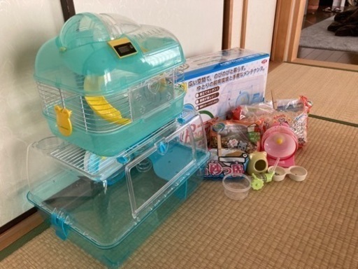 ハムスターケージ　飼育セット